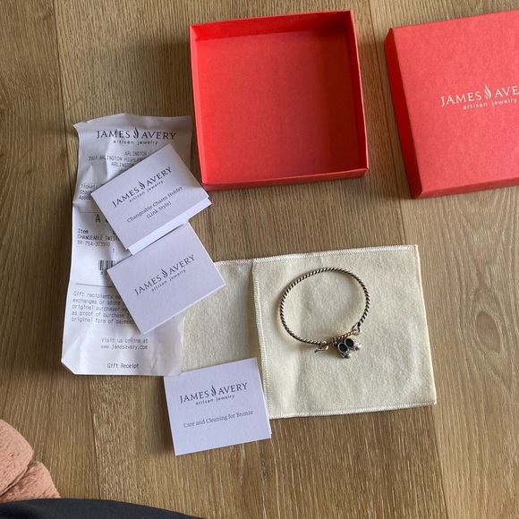 Silver Twisted Bracelet with Shoe Charms - Picture 9 of 14